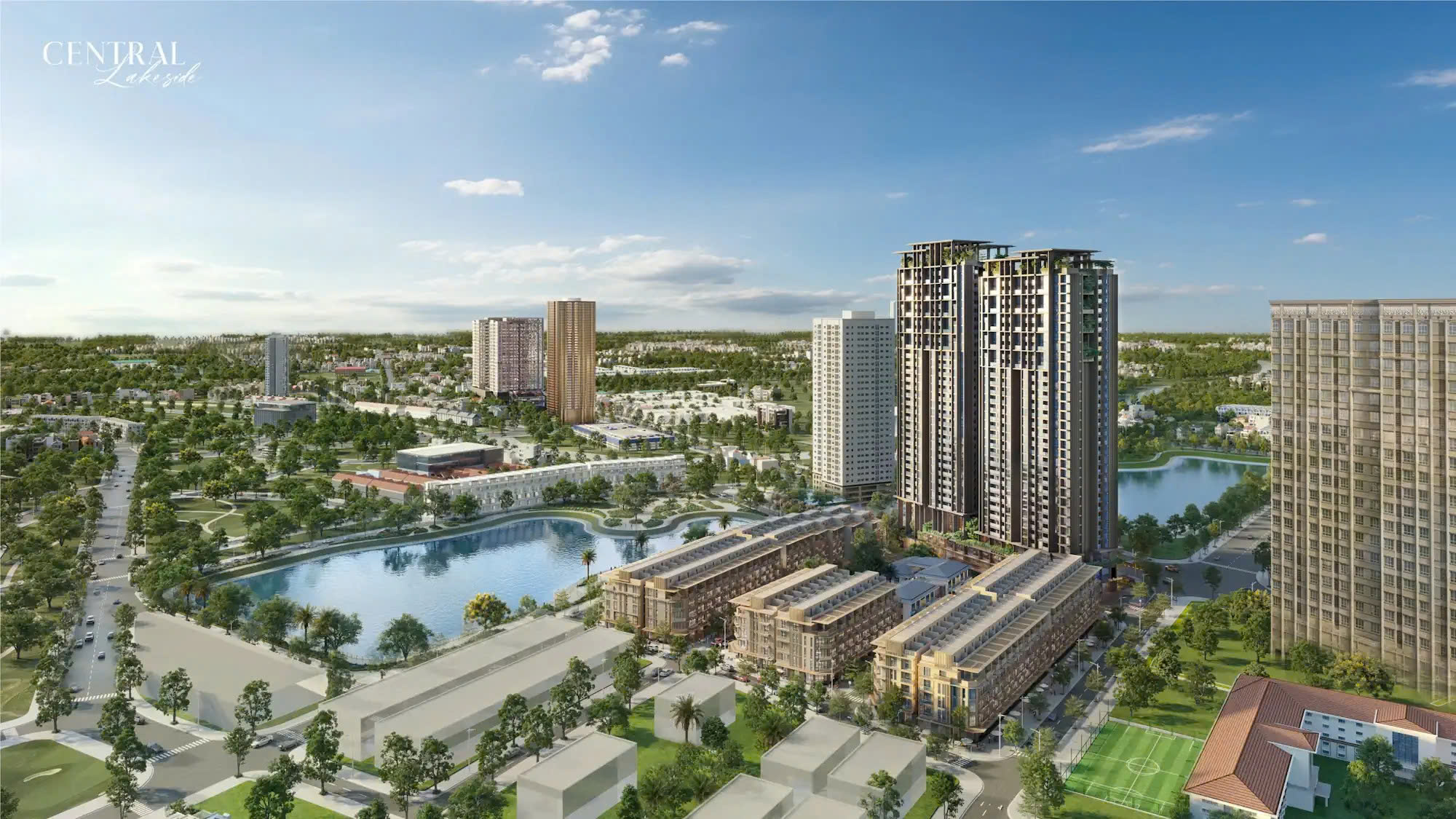 Phối cảnh 3D dự án Central Lakeside.